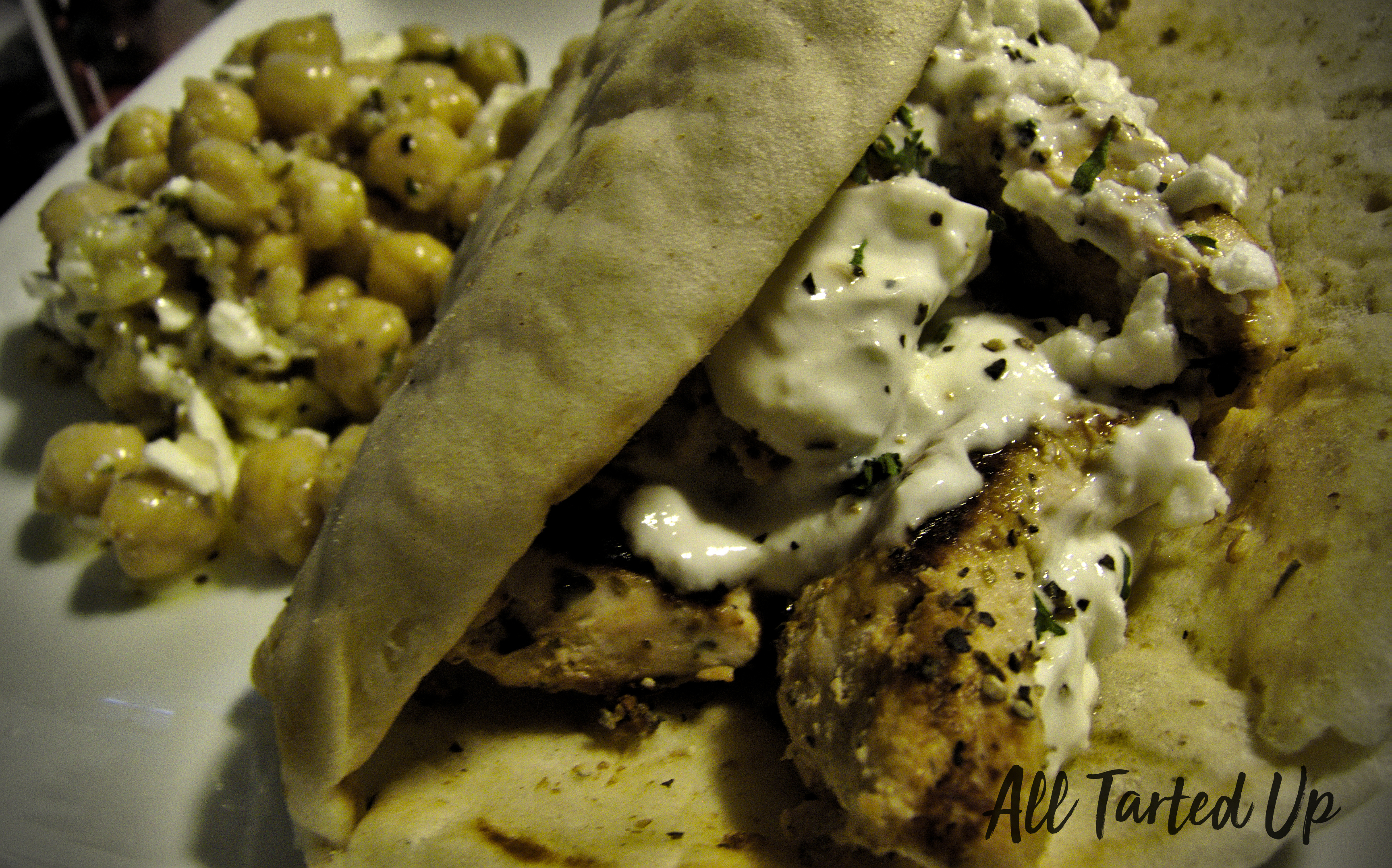 Chicken Gyros with Tzatziki Sauce