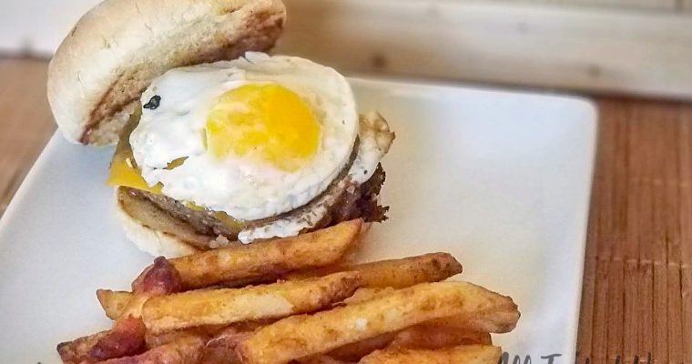 Spicy Bison Burgers with Cheddar