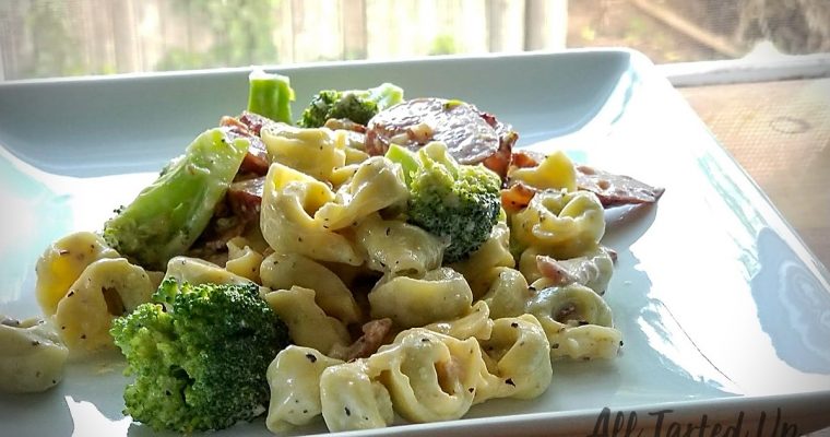 Warm Pasta Salad with Creamy Citrus Yogurt Dressing