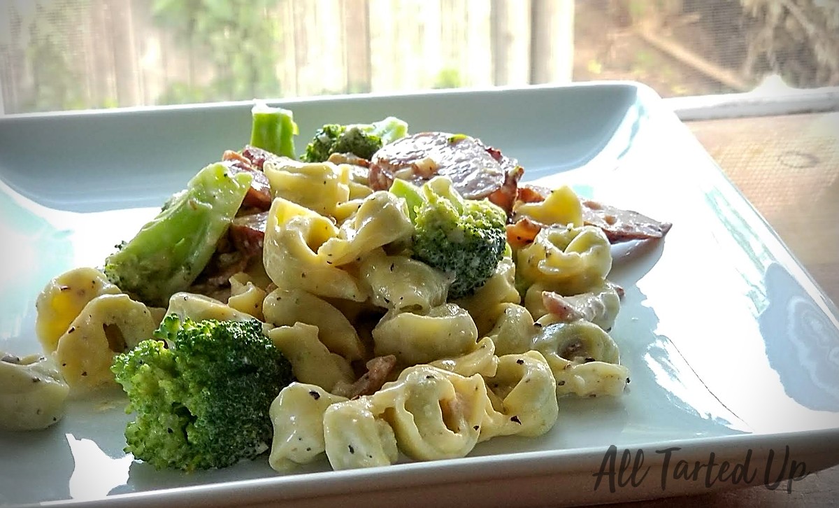 Warm Pasta Salad with Creamy Citrus Yogurt Dressing