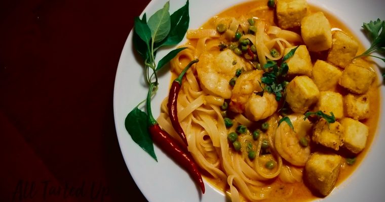 Spicy Thai Coconut Curry with Shrimp