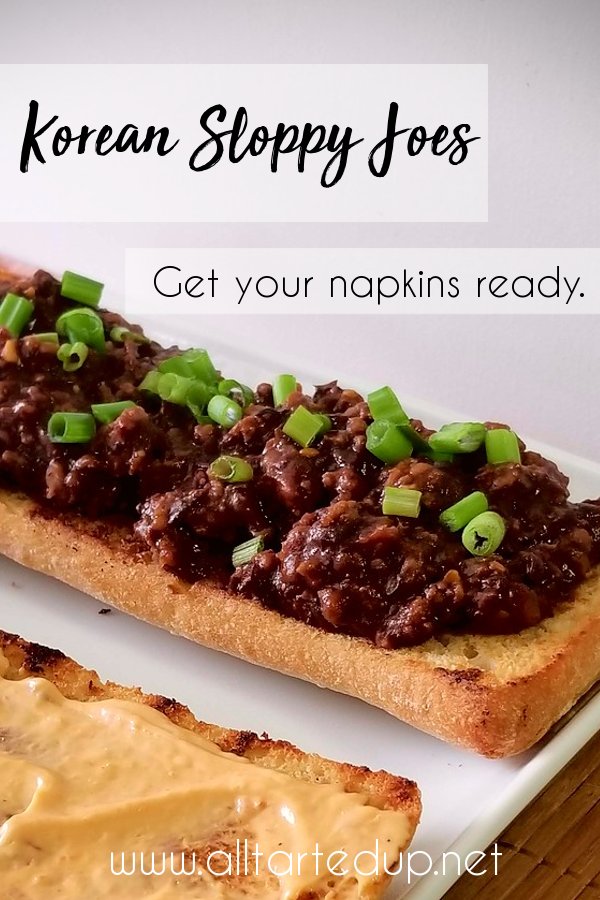 Korean Beef Sloppy Joes with Bison and Black Beans