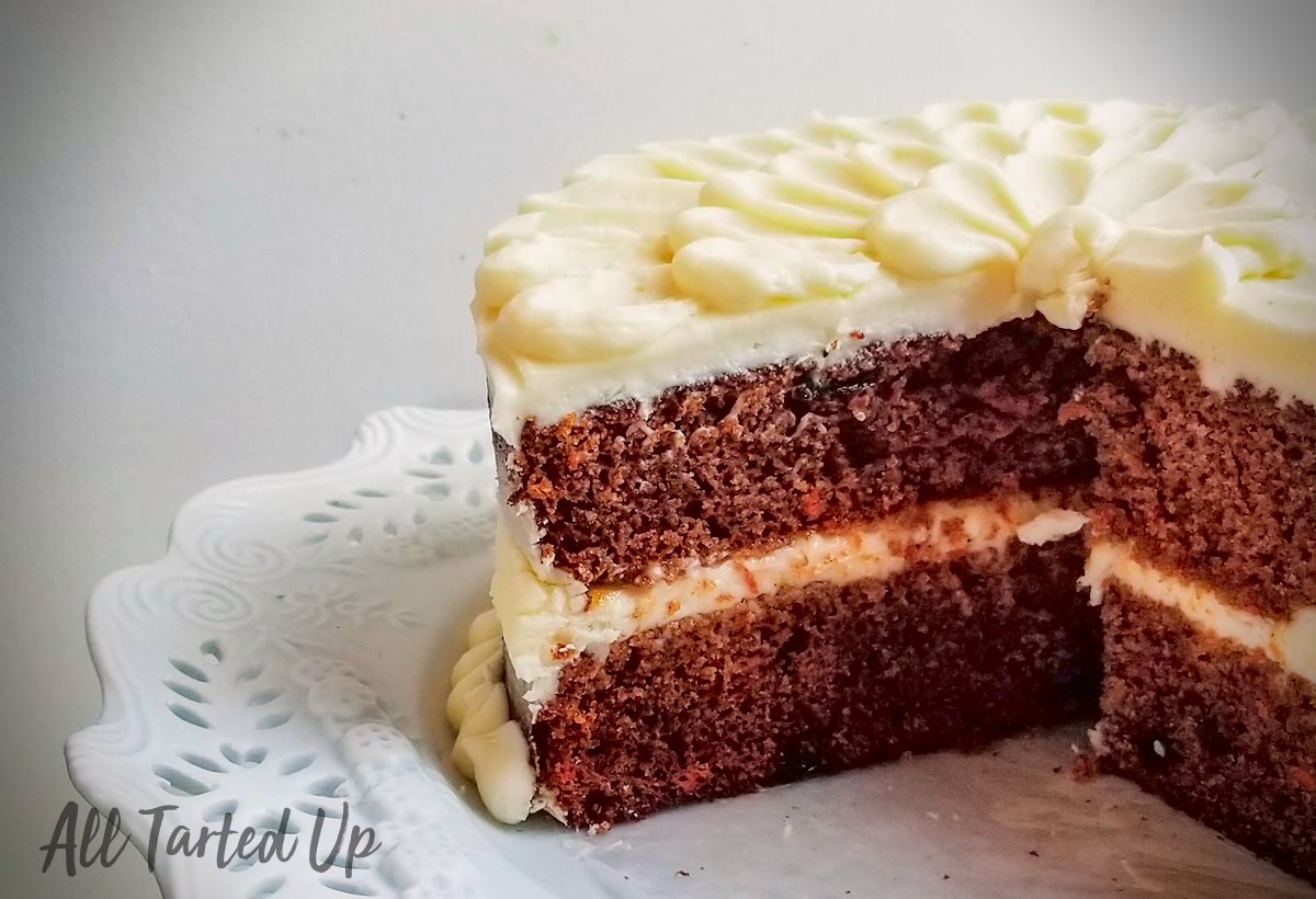 Carrot Cake with Maple Cream Cheese Frosting