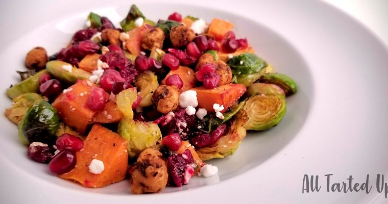 Sweet Potato and Brussels Sprout Salad